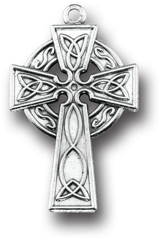 1 1/2" Oxidized Celtic Cross 25-Pack