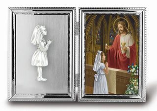 Girl Kneeling Picture Frame