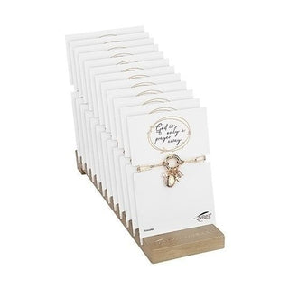 24-Piece Set Prayer Locket Bracelet With Display