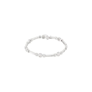 14K White 1 CTW Lab-Grown Diamond Line 7" Bracelet