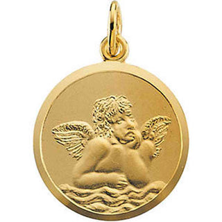 14K Yellow Gold Angel Pendant