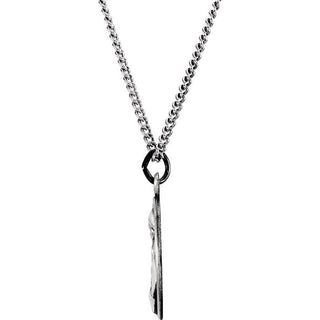Sterling Silver 25 mm Round Pope John Paul II 24" Necklace 