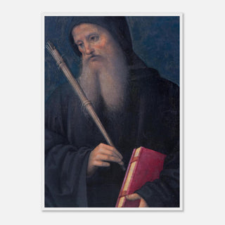 St. Benedict Portrait Framed Print - view 7