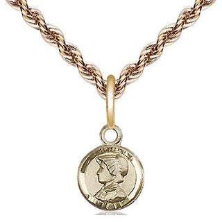 14kt Gold Saint Elizabeth Ann Seton Medal