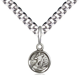 Pewter Guardian Angel Medal Religious and Catholic Jewelry