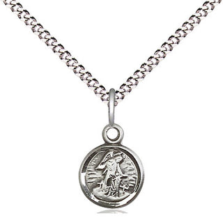 Sterling Silver Guardian Angel Pendant