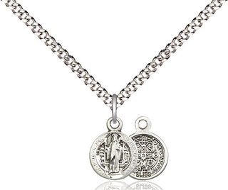 Pewter Saint Benedict Medal Religious and Catholic Jewelry