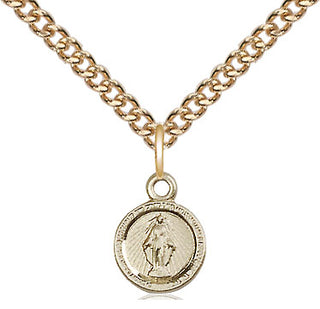 14kt Gold Miraculous Medal