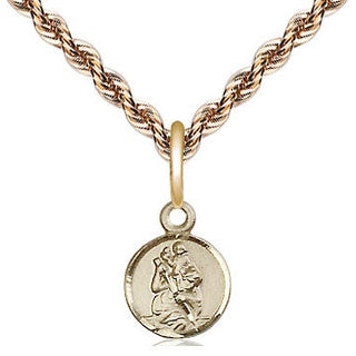 14kt Gold Filled Saint Christopher Medal Religious and Catholic Jewelry