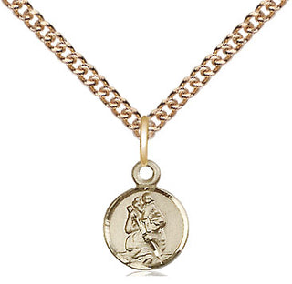 14kt Gold Saint Christopher Medal
