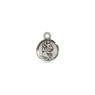 Sterling Silver Saint Christopher Medal Religious and Catholic Jewelry