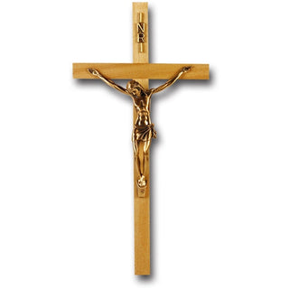 13" Oak Cross With Museum Quality Corpus