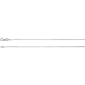 24-inch Wheat Chain with Lobster - 14K White Gold