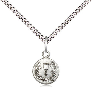 Sterling Silver Communion Chalice Medal Religious and Catholic Jewelry