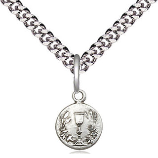 Sterling Silver Communion Chalice Medal Religious and Catholic Jewelry