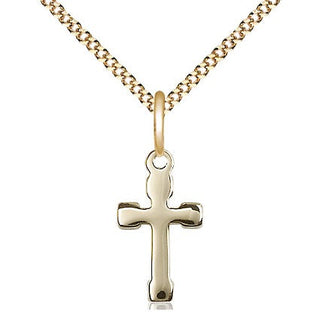 14kt Gold Filled Cross Medal Religious and Catholic Jewelry