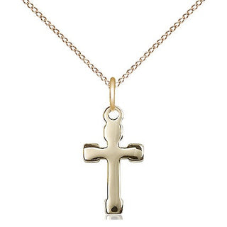 14kt Gold Cross Medal