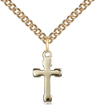 14kt Gold Cross Medal