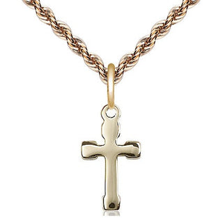 14kt Gold Cross Medal