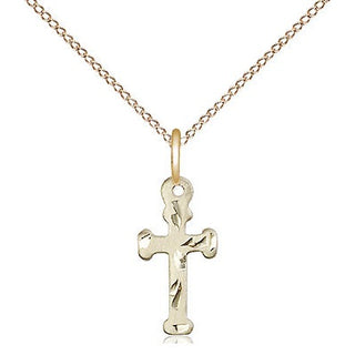 14kt Gold Cross Medal