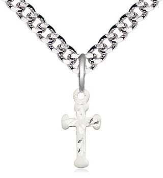 Pewter Cross Medal Religious and Catholic Jewelry