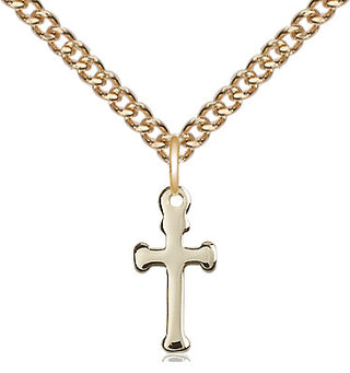 14kt Gold Filled Cross Medal Religious and Catholic Jewelry