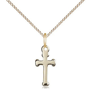 14kt Gold Cross Medal
