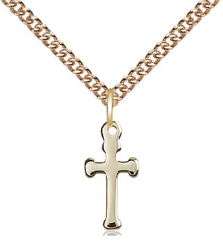 14kt Gold Cross Medal