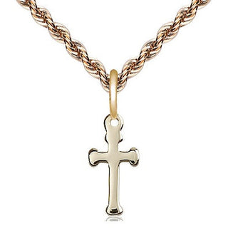 14kt Gold Cross Medal