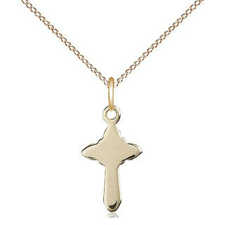 14kt Gold Filled Cross Medal Religious and Catholic Jewelry