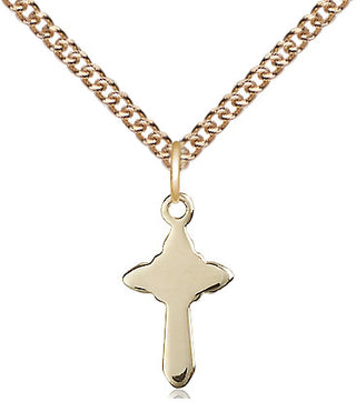 14kt Gold Filled Cross Medal Religious and Catholic Jewelry