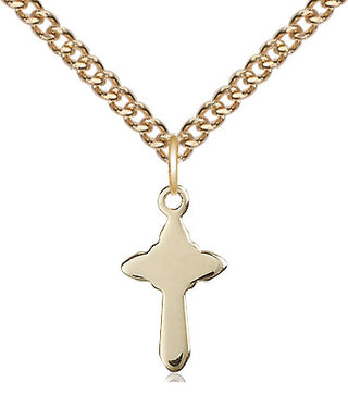 14kt Gold Filled Cross Medal Religious and Catholic Jewelry