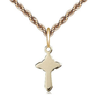 14kt Gold Filled Cross Medal Religious and Catholic Jewelry
