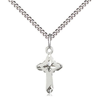 Sterling Silver Cross Medal Religious and Catholic Jewelry