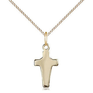 14kt Gold Filled Cross Medal Religious and Catholic Jewelry