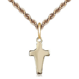 14kt Gold Filled Cross Medal Religious and Catholic Jewelry