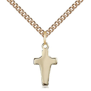 14kt Gold Cross Medal