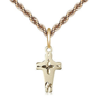 14kt Gold Cross Medal