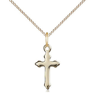 14kt Gold Cross Medal