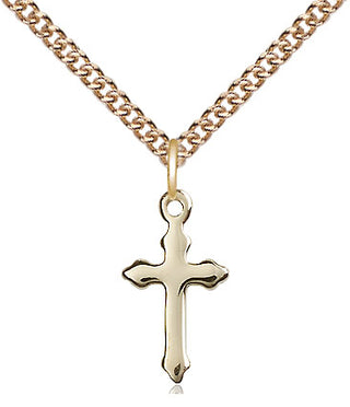 14kt Gold Cross Medal