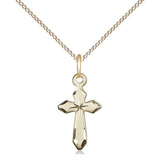 14kt Gold Filled Cross Medal Religious Jewelry