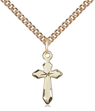 14kt Gold Cross Medal