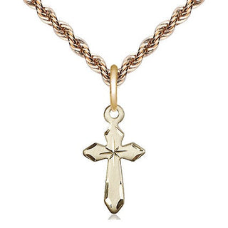 14kt Gold Cross Medal