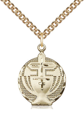 14kt Gold Filled Communion Medal Religious Jewelry