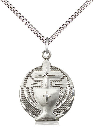 Sterling Silver Communion Medal Religious Jewelry