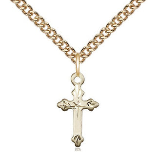 14kt Gold Cross Medal