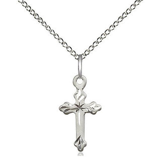 Sterling Silver Cross Medal Religious and Catholic Jewelry