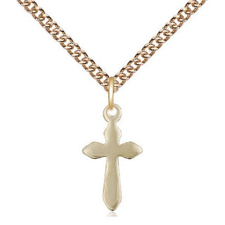 14kt Gold Cross Medal