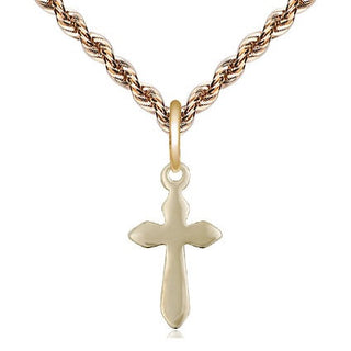 14kt Gold Cross Medal