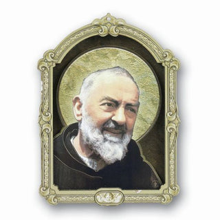 Cathedral 5" 3D Plaque St Pio